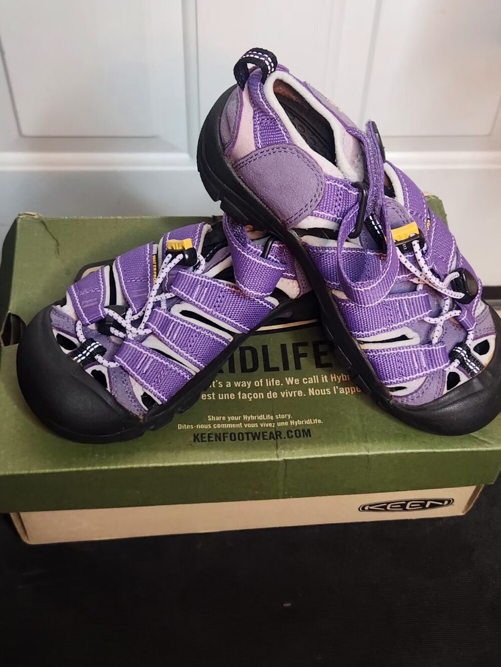 Keen Kids Newport H2 Purple Closed-Toe Adventure Sandals SIZE 1
